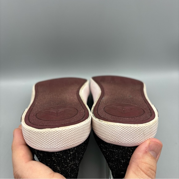 Roxy Rocco Sneakers Women's Size 8.5 Black Slip On - Picture 9 of 11